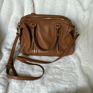 Michael Kors Brown Leather Satchel